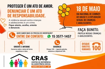 Maio Laranja: denunciar é um ato de responsabilidade
