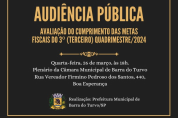CONVITE, AUDIÊNCIA PÚBLICA 