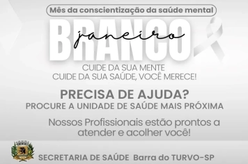 Janeiro Branco: Cuidar da Saúde Mental é um Ato de Autocuidado