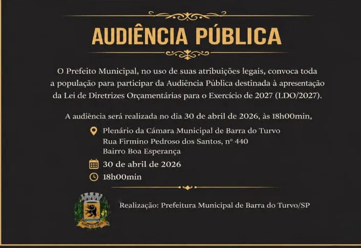 Audiência Pública – LDO 2027
