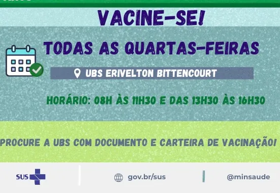 Vacinar é um ato de cuidado e responsabilidade