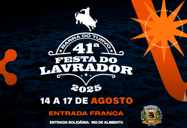 41ª Festa do Lavrador de Barra do Turvo – Tradição que pulsa no coração da nossa terra!