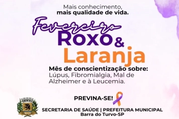 Fevereiro Roxo e Laranja: Conscientização para o Cuidado Integral com a Saúde